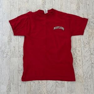 Red Maryland tshirt
